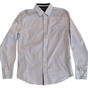 FILTER Long Sleeve Cotton Button Up Shirt …